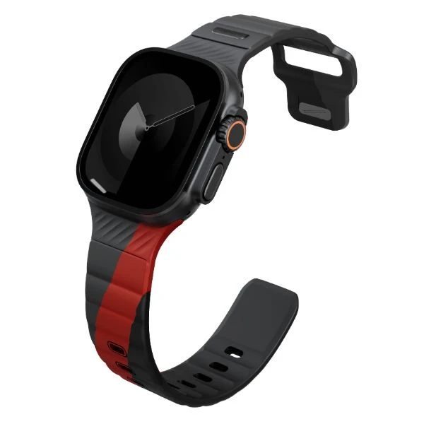 Apyrankė UNIQ Stride De Rubber skirtas Apple Watch 49/46/45/44mm charcoal aprašymas - Prekės nuotrauka Apyrankė UNIQ Stride De Rubber skirtas Apple Watch 49/46/45/44mm charcoal aprašymas - Prekės nuotrauka