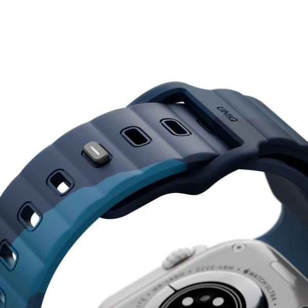 Apyrankė UNIQ Stride De Rubber skirtas Apple Watch 49/46/45/44mm storm aprašymas - Prekės nuotrauka