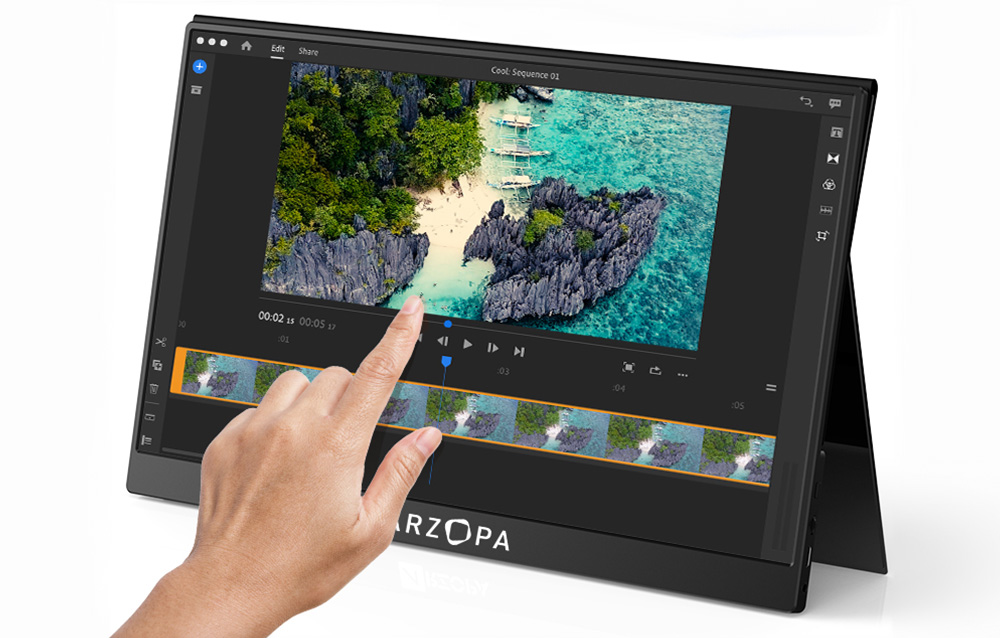 Monitorius Arzopa A1 T - 60Hz | Full HD | 15.6'' | IPS aprašymas - Prekės nuotrauka