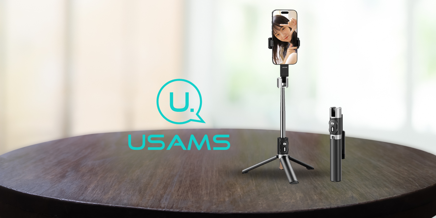 Asmenukių lazda USAMS ZB324 Mini Wireless juodos spalvos aprašymas - Prekės nuotrauka
