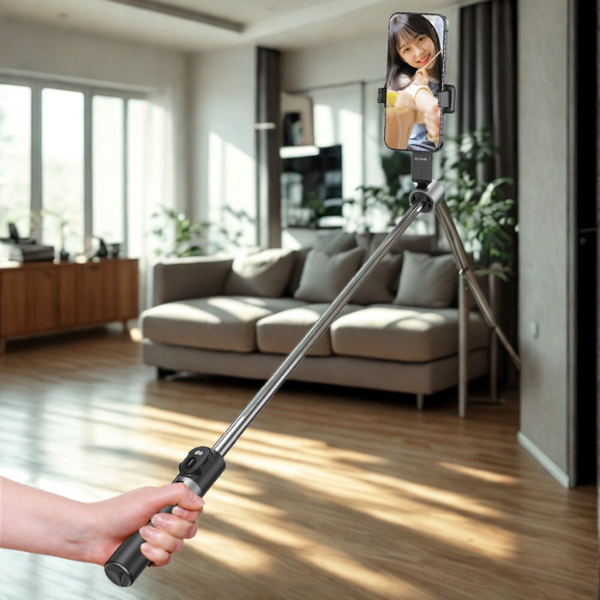 Asmenukių lazda USAMS ZB324 Mini Wireless juodos spalvos aprašymas - Prekės nuotrauka