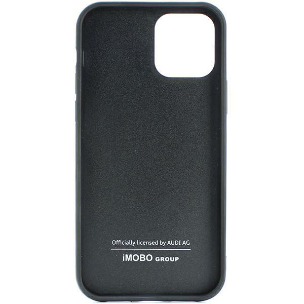 Audi anglies pluošto iPhone 14 / 15 / 13 6.1″ juodos spalvos kietas dėklas AU-TPUPCIP14-R8/D2-BK aprašymas - Prekės nuotrauka