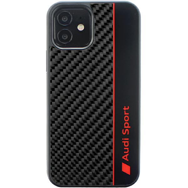 Audi anglies pluošto juostelės iPhone 11 / Xr 6.1″ juodos spalvos kietas dėklas AUS-TPUPCIP11-R8/D1-BK aprašymas - Prekės nuotrauka