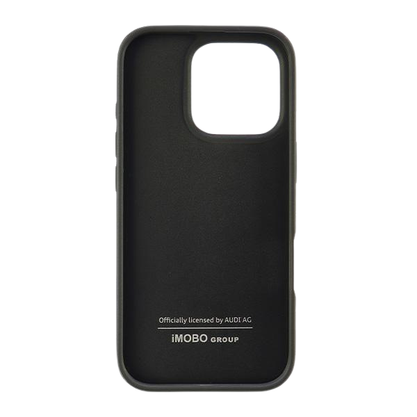 Audi dirbtinės odos kietas dėklas, skirtas iPhone 16 Pro Max 6.9″, juodos spalvos AU-TPUPCIP16PM-GT/D2-BK aprašymas - Prekės nuotrauka