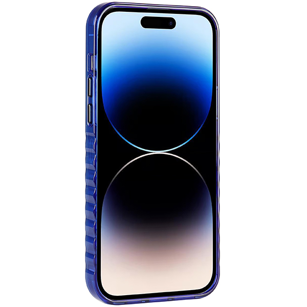 Audi IML Big Logo MagSafe dėklas iPhone 14 Pro 6.1″ mėlynos spalvos kietas dėklas AU-IMLMIP14P-Q5/D2-BE aprašymas - Prekės nuotrauka
