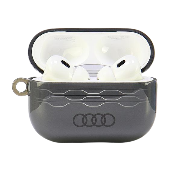 Audi IML Geometric Pattern AirPods 1/2 dėklas pilkos spalvos AU-IMLAP-A6/D3-GY aprašymas - Prekės nuotrauka