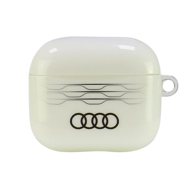 Audi IML geometrinio rašto AirPods 3 dėklas baltos spalvos AU-IMLAP3-A6/D3-WE aprašymas - Prekės nuotrauka