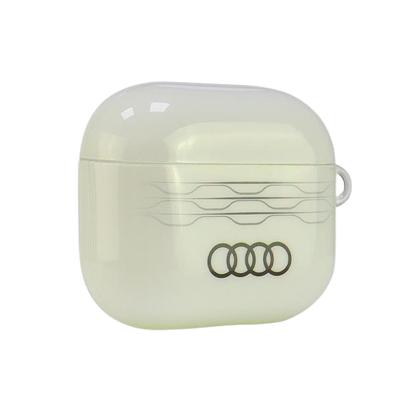 Audi IML geometrinio rašto AirPods 3 dėklas baltos spalvos AU-IMLAP3-A6/D3-WE aprašymas - Prekės nuotrauka
