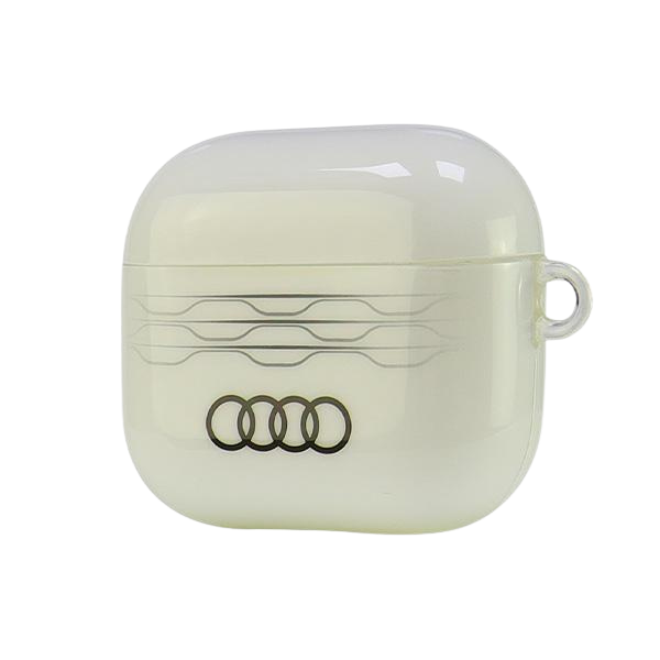 Audi IML geometrinio rašto AirPods Pro 2 dėklas, baltos spalvos AU-IMLAPP2-A6/D3-WE aprašymas - Prekės nuotrauka