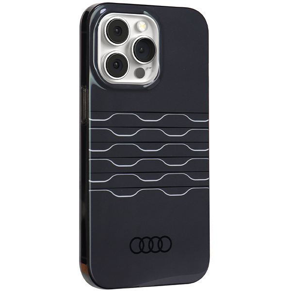 Audi IML MagSafe Dėklas Apple iPhone 13 Pro Max 6.7″ juodos spalvos hardcase AU-IMLMIP13PM-A6/D3-BK aprašymas - Prekės nuotrauka