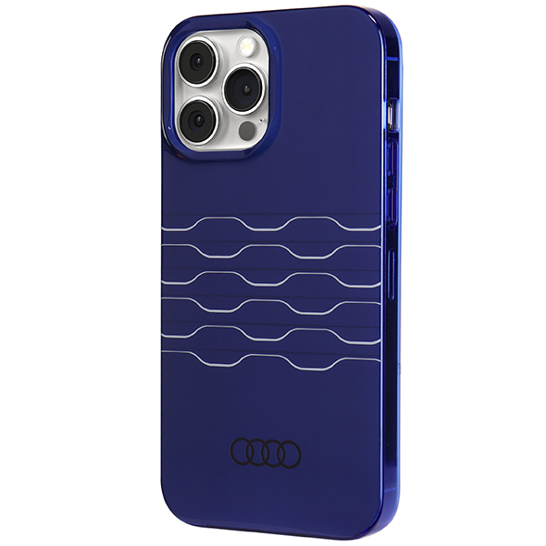 Audi IML MagSafe Dėklas Apple iPhone 13 Pro Max 6.7″ mėlynos spalvos hardcase AU-IMLMIP13PM-A6/D3-BE aprašymas - Prekės nuotrauka