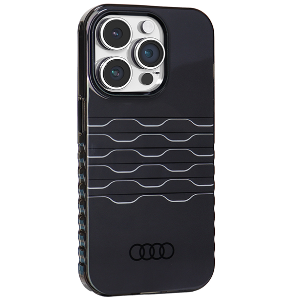 Audi IML MagSafe Dėklas Apple iPhone 14 Pro Max 6.7″ juodos spalvos hardcase AU-IMLMIP14PM-A6/D3-BK aprašymas - Prekės nuotrauka