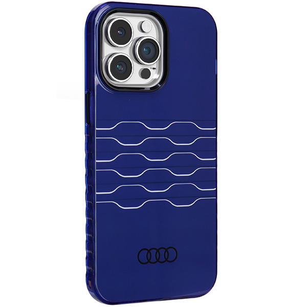 Audi IML MagSafe dėklas iPhone 14 Pro 6.1″ mėlynos spalvos kietas dėklas AU-IMLMIP14P-A6/D3-BE aprašymas - Prekės nuotrauka