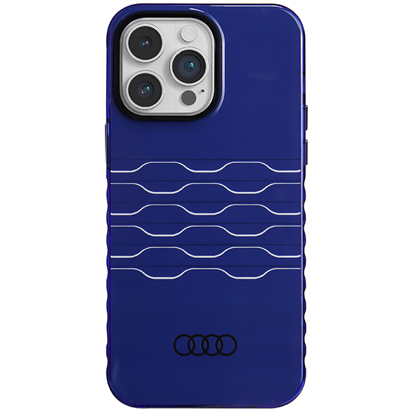 Audi IML MagSafe dėklas iPhone 14 Pro 6.1″ mėlynos spalvos kietas dėklas AU-IMLMIP14P-A6/D3-BE aprašymas - Prekės nuotrauka