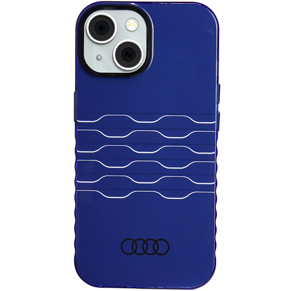 Audi IML MagSafe dėklas iPhone 15 / 14 / 13 6.1″ mėlynos spalvos kietas dėklas AU-IMLMIP15-A6/D3-BE aprašymas - Prekės nuotrauka
