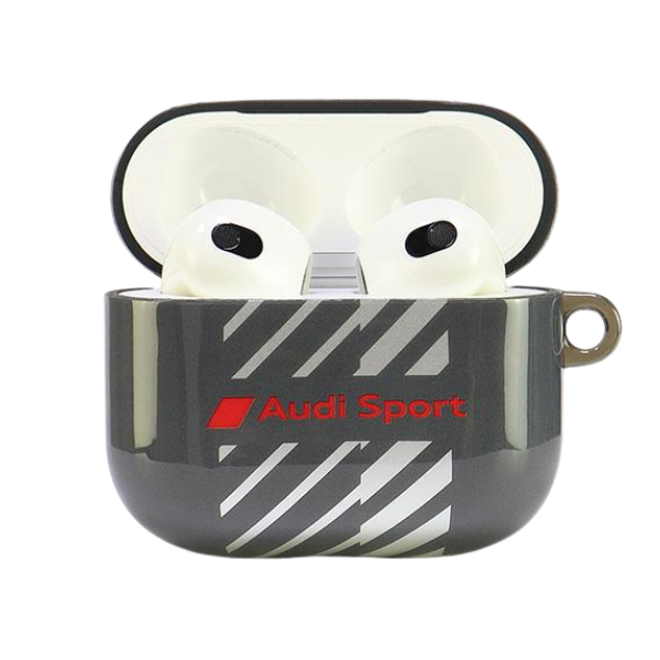 Audi IML Sport AirPods 3 dėklas juodos spalvos AUS-IMLAP3-RSQ/D1-BK aprašymas - Prekės nuotrauka