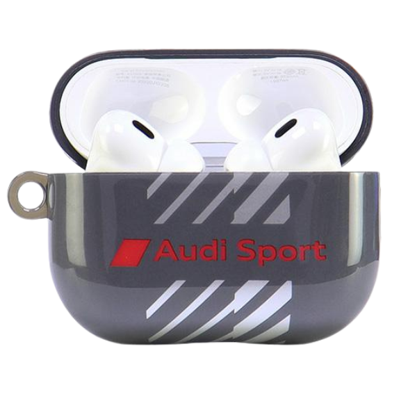 Audi IML Sport AirPods Pro 2 dėklas juodos spalvos AUS-IMLAPP2-RSQ/D1-BK aprašymas - Prekės nuotrauka