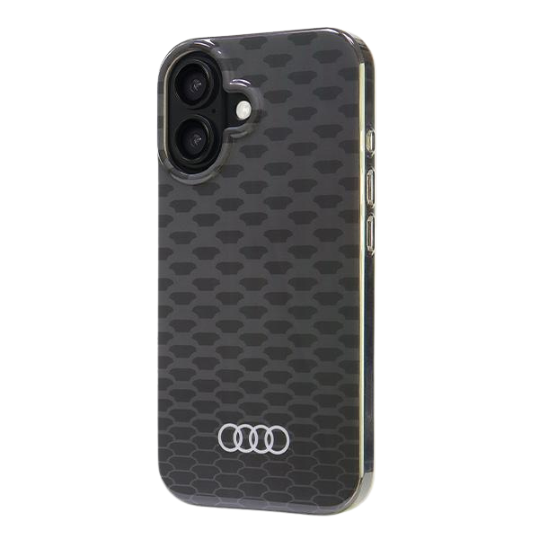 Audi IML Stitching Pattern MagSafe iPhone 16 Plus 6.7″ juodos spalvos kietas dėklas AU-IMLMIP16M-Q5/D3-BK aprašymas - Prekės nuotrauka