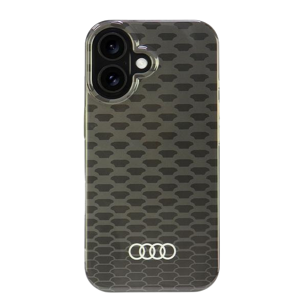 Audi IML Stitching Pattern MagSafe iPhone 16 Plus 6.7″ juodos spalvos kietas dėklas AU-IMLMIP16M-Q5/D3-BK aprašymas - Prekės nuotrauka