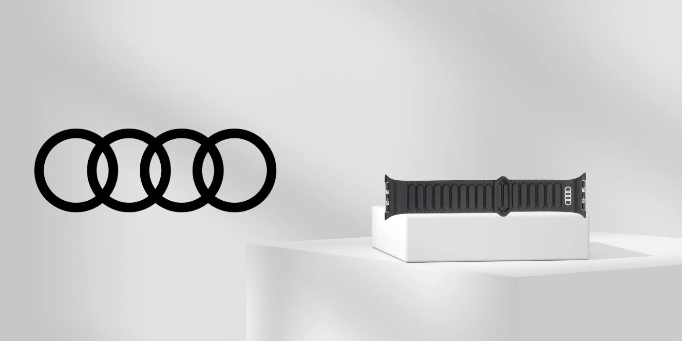 Audi Logo sintetinės odos magnetinis žiedinis dirželis Apple Watch 40/41/42 mm - Juodas aprašymas - Prekės nuotrauka Audi Logo sintetinės odos magnetinis žiedinis dirželis Apple Watch 40/41/42 mm - Juodas aprašymas - Prekės nuotrauka