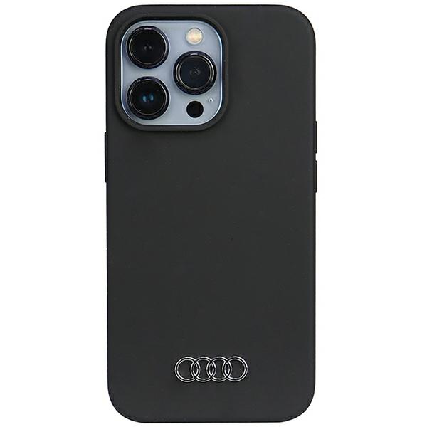 Audi silikoninis dėklas iPhone 13 Pro Max 6.7″ juodos spalvos kietas dėklas AU-LSRIP13 PM-Q3/D1-BK aprašymas - Prekės nuotrauka