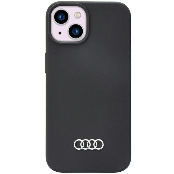Audi silikoninis dėklas iPhone 14 / 15 / 13 6.1″ juodos spalvos kietas dėklas AU-LSRIP14-Q3/D1-BK aprašymas - Prekės nuotrauka