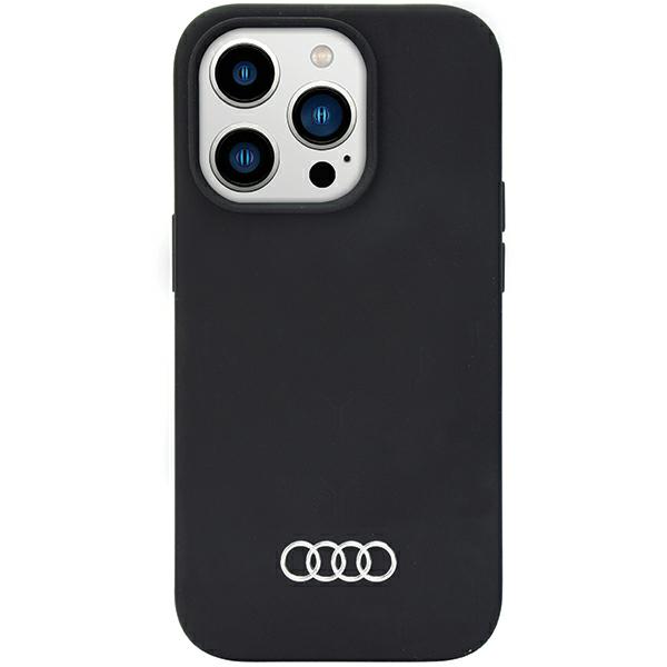 Audi silikoninis dėklas iPhone 14 Pro Max 6.7″ juodos spalvos kietas dėklas AU-LSRIP14PM-Q3/D1-BK aprašymas - Prekės nuotrauka