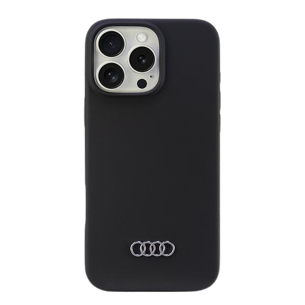 Audi silikoninis dėklas iPhone 16 6.1″ juodos spalvos kietas dėklas AU-LSRIP16-Q3/D1-BK aprašymas - Prekės nuotrauka