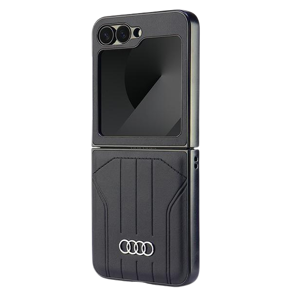 Audi Synthetic Leather MagSafe Z Flip 6 F741 juodos spalvos kietas dėklas AU-TPUPCFlip6-Q5/D1-BK aprašymas - Prekės nuotrauka Audi Synthetic Leather MagSafe Z Flip 6 F741 juodos spalvos kietas dėklas AU-TPUPCFlip6-Q5/D1-BK aprašymas - Prekės nuotrauka