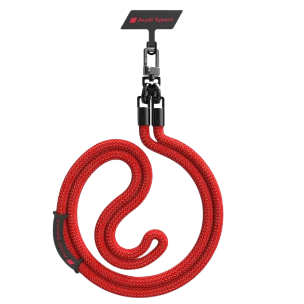 Audi virvelė telefonui 120cm10mm crossbody red AUS-CBL10-RSQ/D1-RD aprašymas - Prekės nuotrauka Audi virvelė telefonui 120cm10mm crossbody red AUS-CBL10-RSQ/D1-RD aprašymas - Prekės nuotrauka