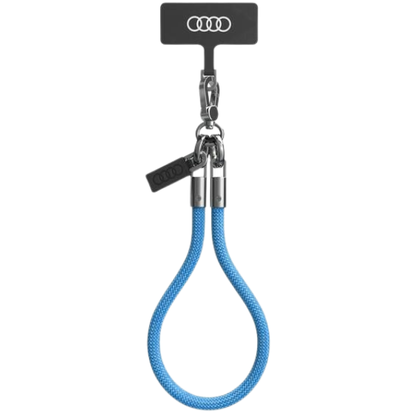Audi virvelė telefonui 28cm 8mm mėlynas AU-HSL8-R8/D1-BE aprašymas - Prekės nuotrauka