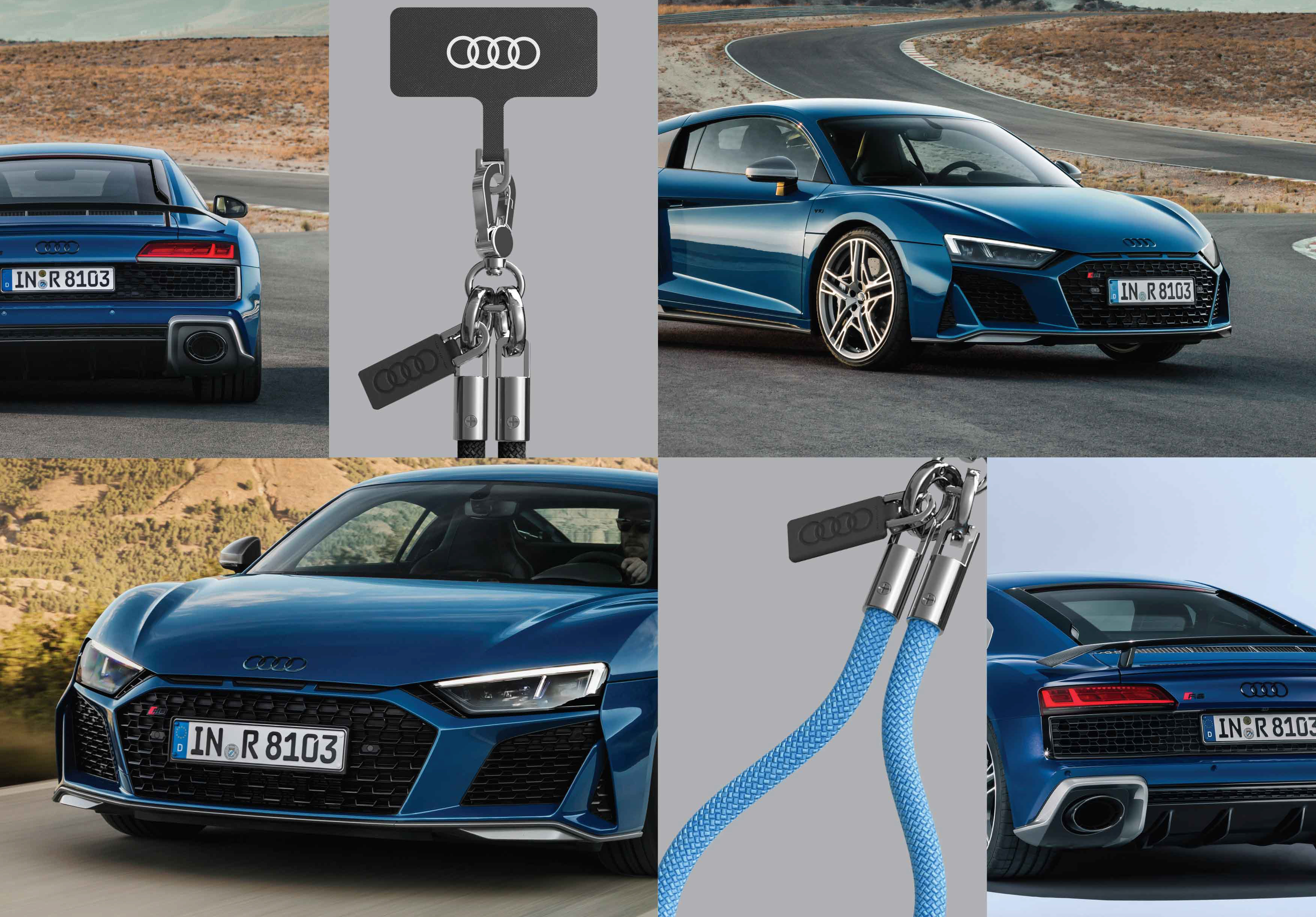 Audi virvelė telefonui 28cm 8mm juodos spalvos AU-HSL8-R8/D1-BK aprašymas - Prekės nuotrauka Audi virvelė telefonui 28cm 8mm juodos spalvos AU-HSL8-R8/D1-BK aprašymas - Prekės nuotrauka
