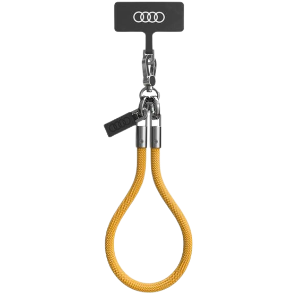 Audi virvelė telefonui 28cm 8mm yellow AU-HSL8-R8/D1-YW aprašymas - Prekės nuotrauka Audi virvelė telefonui 28cm 8mm yellow AU-HSL8-R8/D1-YW aprašymas - Prekės nuotrauka