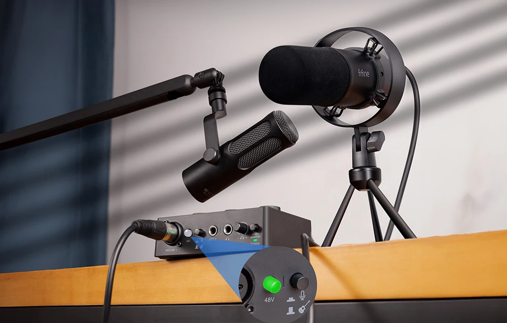 Audio interfejs Fifine Ampli 1 aprašymas - Prekės nuotrauka
