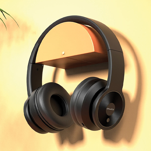 Ausinės Bluetooth AWEI A996 Pro ANC juodos spalvos aprašymas - Prekės nuotrauka