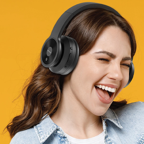 Ausinės Bluetooth AWEI A996 Pro ANC juodos spalvos aprašymas - Prekės nuotrauka