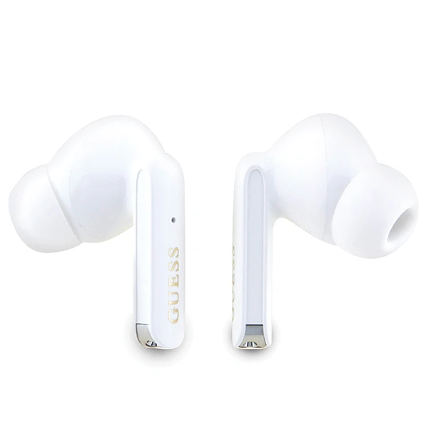 Ausinės Bluetooth TWS Guess Glitter Gradient GUTWSHDGKEED TWS aukso spalvos aprašymas - Prekės nuotrauka Ausinės Bluetooth TWS Guess Glitter Gradient GUTWSHDGKEED TWS aukso spalvos aprašymas - Prekės nuotrauka