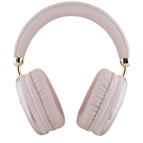Ausinės Guess Bluetooth 5.3 Metallic Triangle Logo rožinės spalvos aprašymas - Prekės nuotrauka Ausinės Guess Bluetooth 5.3 Metallic Triangle Logo rožinės spalvos aprašymas - Prekės nuotrauka