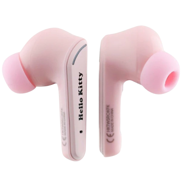 Ausinės TWS Hello Kitty O Glossy Finish rožinės spalvos aprašymas - Prekės nuotrauka