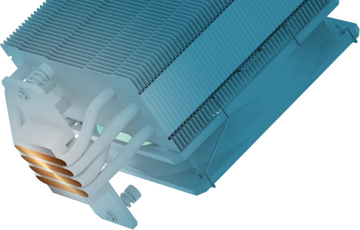 Aušintuvas procesoriui Fortron FSP NP5-WA, 120 mm, baltas aprašymas - Prekės nuotrauka