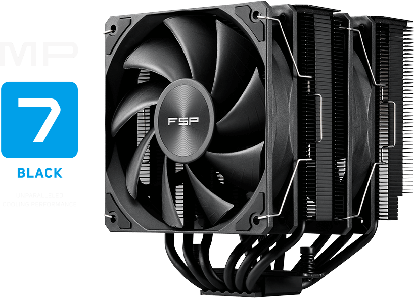 Aušintuvas procesoriui FSP MP7-B DUAL TOWER 125x123.5x153MM POO000014 aprašymas - Prekės nuotrauka