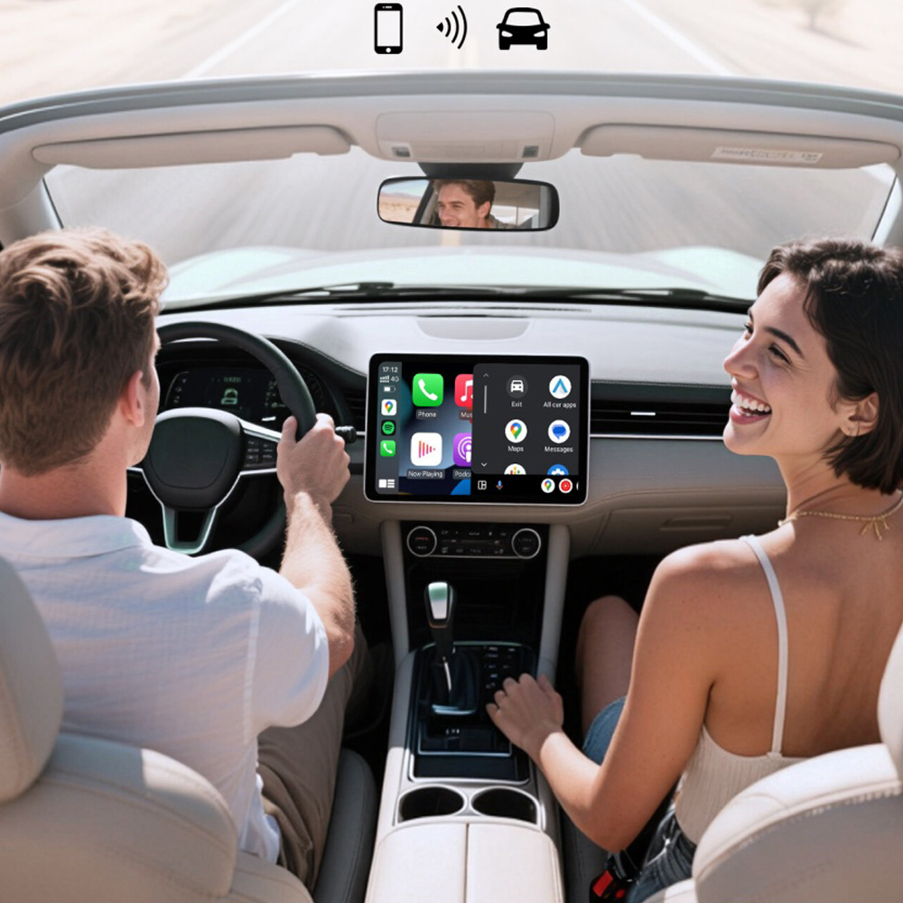Automobilinis adapteris 4smarts siųstuvas Bluetooth Carplay/Android Auto juodas aprašymas - Prekės nuotrauka