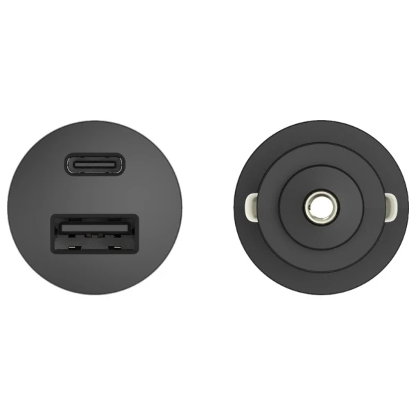 Automobilinis įkroviklis Motorola TurboPower 45W Dual USB-A/USB-C su kabeliu USB-C 1m juodos spalvos aprašymas - Prekės nuotrauka Automobilinis įkroviklis Motorola TurboPower 45W Dual USB-A/USB-C su kabeliu USB-C 1m juodos spalvos aprašymas - Prekės nuotrauka