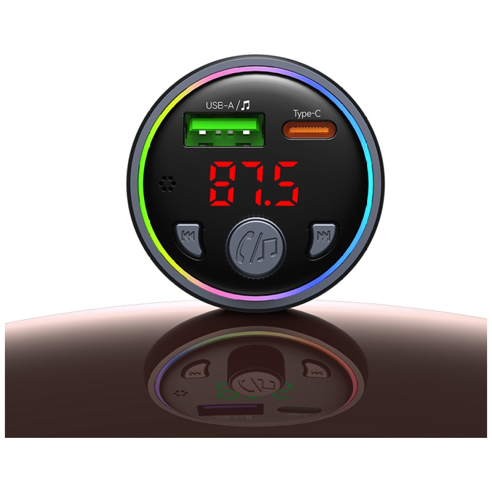 Automobilinis įkroviklis USAMS CC328 30W 1xUSB-A 1xUSB-C Bluetooth FM tarnish aprašymas - Prekės nuotrauka Automobilinis įkroviklis USAMS CC328 30W 1xUSB-A 1xUSB-C Bluetooth FM tarnish aprašymas - Prekės nuotrauka