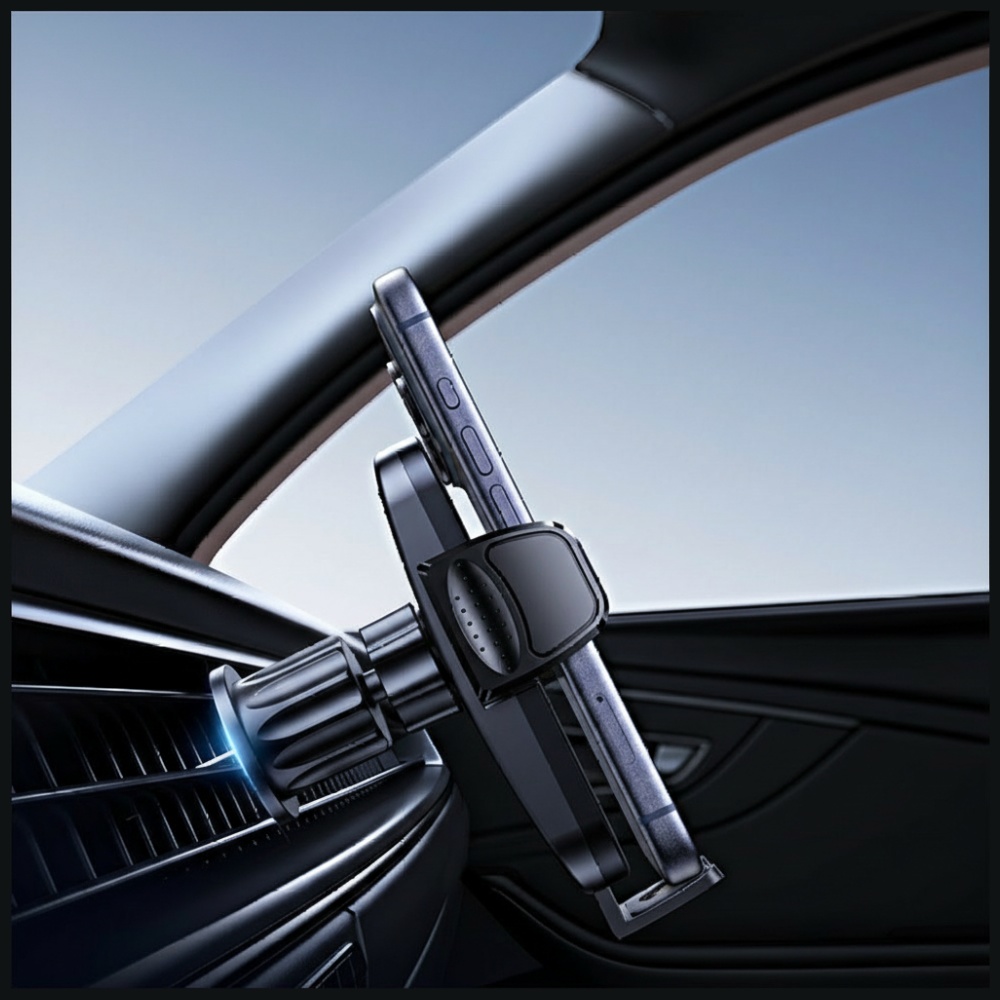 Automobilinis laikiklis USAMS ZJ085 for air vent juodos spalvos aprašymas - Prekės nuotrauka Automobilinis laikiklis USAMS ZJ085 for air vent juodos spalvos aprašymas - Prekės nuotrauka