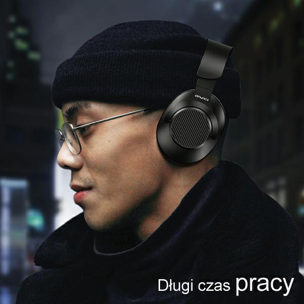 AWEI A997 Pro ANC Bluetooth Ausinės juodos spalvos aprašymas - Prekės nuotrauka