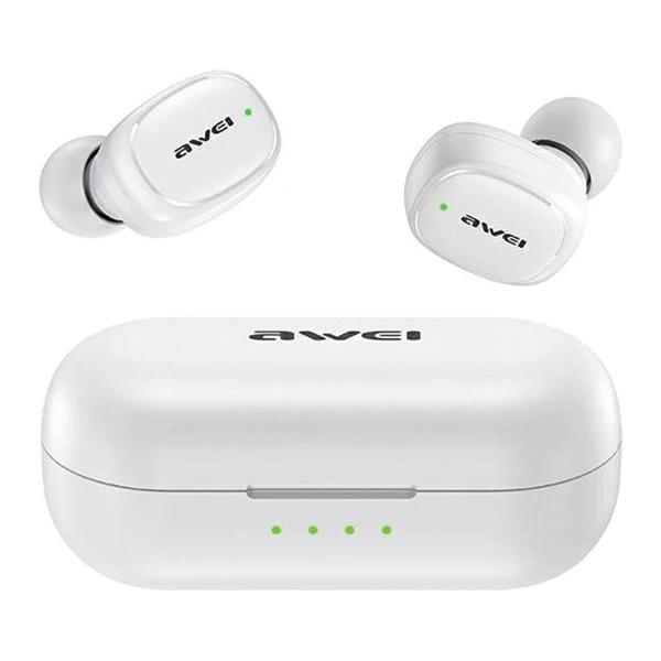 AWEI ausinės Bluetooth 5.1 T13 Pro TWS baltos spalvos aprašymas - Prekės nuotrauka AWEI ausinės Bluetooth 5.1 T13 Pro TWS baltos spalvos aprašymas - Prekės nuotrauka