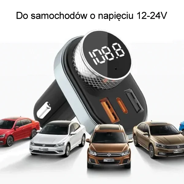 AWEI C-843 laisvų rankų įranga su FM siųstuvu, Bluetooth 5.0, MP3, 1xUSB+1xUSB-C juodos spalvos aprašymas - Prekės nuotrauka AWEI C-843 laisvų rankų įranga su FM siųstuvu, Bluetooth 5.0, MP3, 1xUSB+1xUSB-C juodos spalvos aprašymas - Prekės nuotrauka