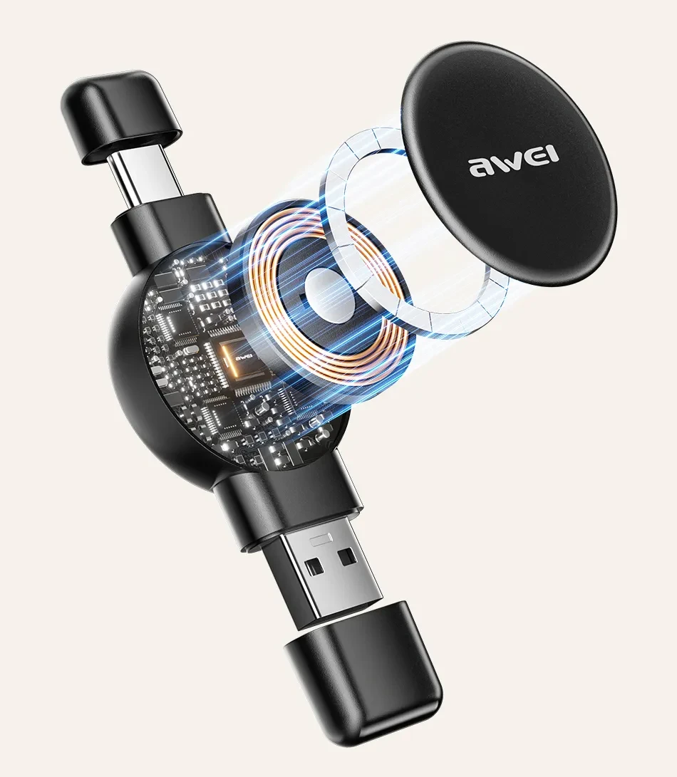 AWEI įkroviklis skirtas Apple/Samsung Watch W26 juodos spalvos aprašymas - Prekės nuotrauka AWEI įkroviklis skirtas Apple/Samsung Watch W26 juodos spalvos aprašymas - Prekės nuotrauka