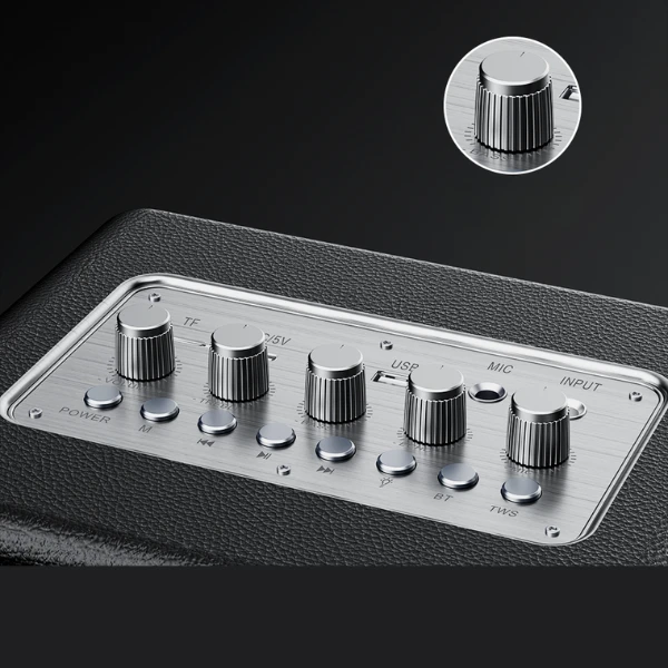 AWEI KA15 Bluetooth 5.3 70W belaidė kolonėlė juodos spalvos aprašymas - Prekės nuotrauka